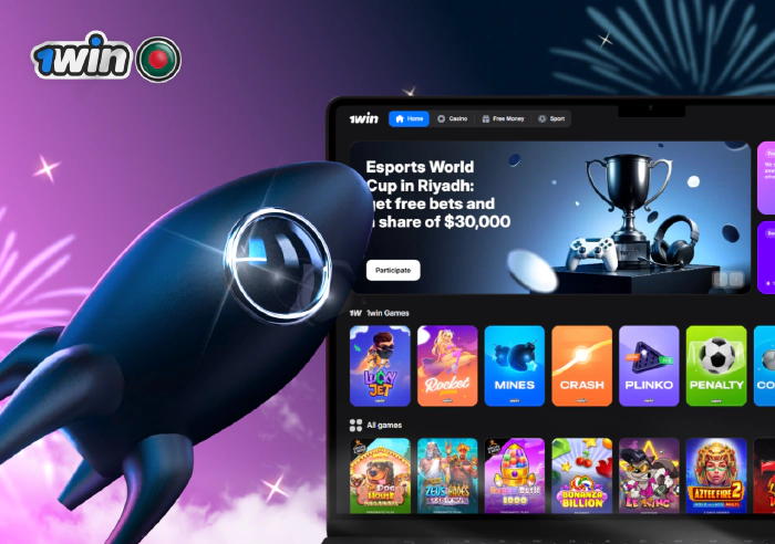 Play Plonko and Mines online at 1win Bangladesh platform